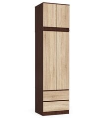 Шкаф S60 Star, коричневый/бежевый цвет цена и информация | Шкафы | kaup24.ee