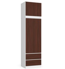 Шкаф S60 Star, белый/коричневый цвет цена и информация | Шкафы | kaup24.ee