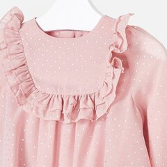 Розовая блузка с длинным рукавом для девочки Mayoral  цена и информация | Рубашки для девочек | kaup24.ee