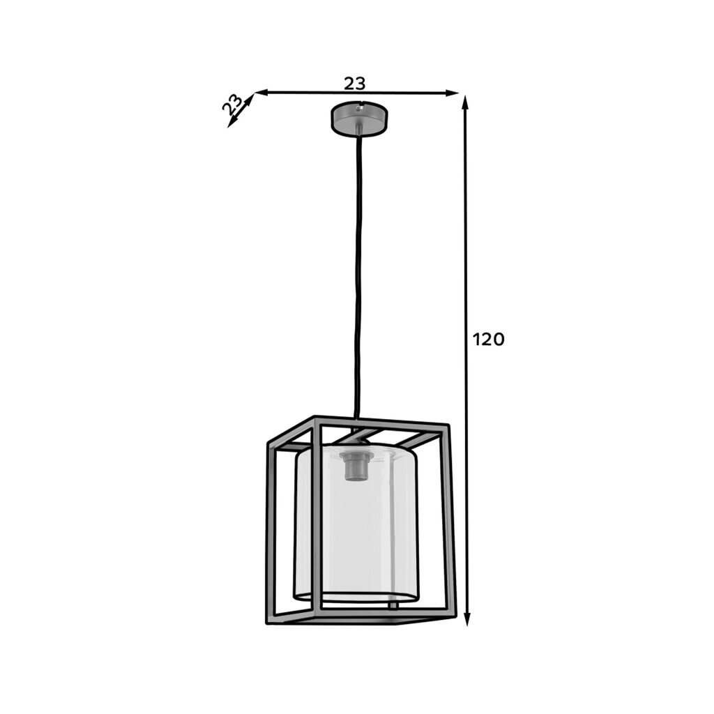 Rippvalgusti Quadratus hind ja info | Rippvalgustid | kaup24.ee