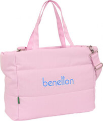 Sülearvuti Ümbris Benetton Pink Roosa (54 x 31 x 17 cm) цена и информация | Рюкзаки, сумки, чехлы для компьютеров | kaup24.ee