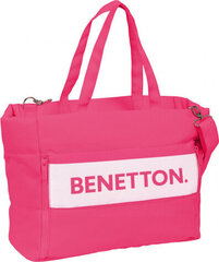 Чемодан для ноутбука Benetton Raspberry Фуксия (54 x 31 x 17 cm) цена и информация | Рюкзаки, сумки, чехлы для компьютеров | kaup24.ee