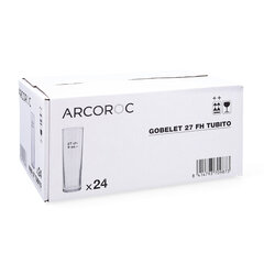 Klaaside komplekt Arcoroc Läbipaistev Toru 24 Ühikut Klaas 270 ml цена и информация | Стаканы, фужеры, кувшины | kaup24.ee