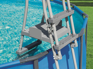Безопасная лестница для бассейна, 132 см. цена и информация | Аксессуары для бассейнов | kaup24.ee