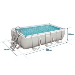 Каркас открытого бассейна, 18 в 1, 404 x 201 x 100 см. цена и информация | Бассейны | kaup24.ee
