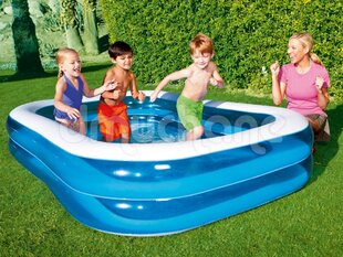 Надувной семейный бассейн с крышкой, 262 x 175 x 51 см. цена и информация | Бассейны | kaup24.ee