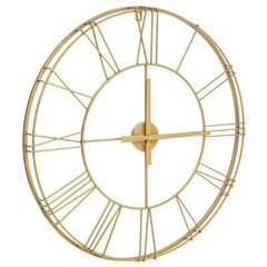 Металлические 3D настенные часы золотого цвета, 70 см цена и информация | Оригинальные часы  | kaup24.ee