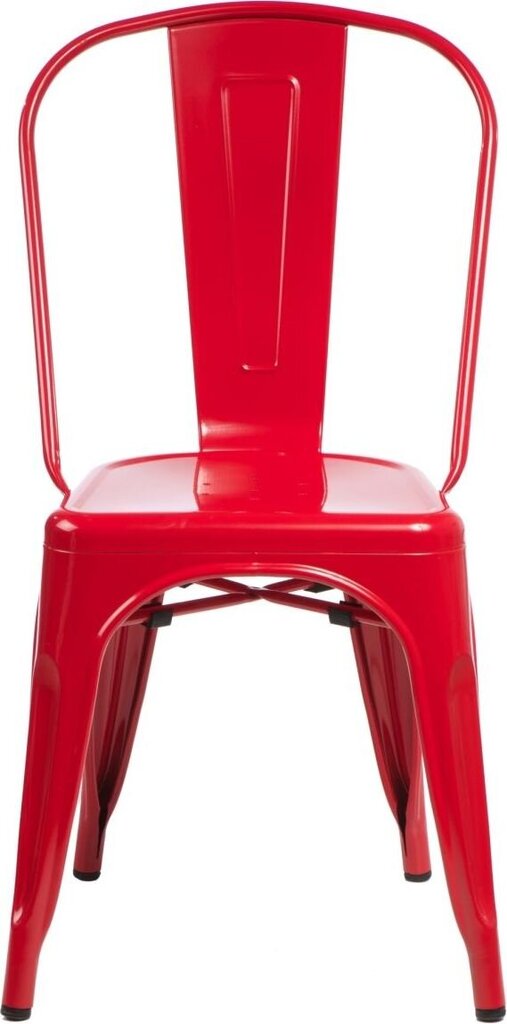 Paris" punane tool inspireeritud "Tolixist" цена и информация | Söögilaua toolid, köögitoolid | kaup24.ee