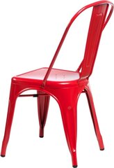 Paris" punane tool inspireeritud "Tolixist" hind ja info | Söögitoolid, baaritoolid | kaup24.ee