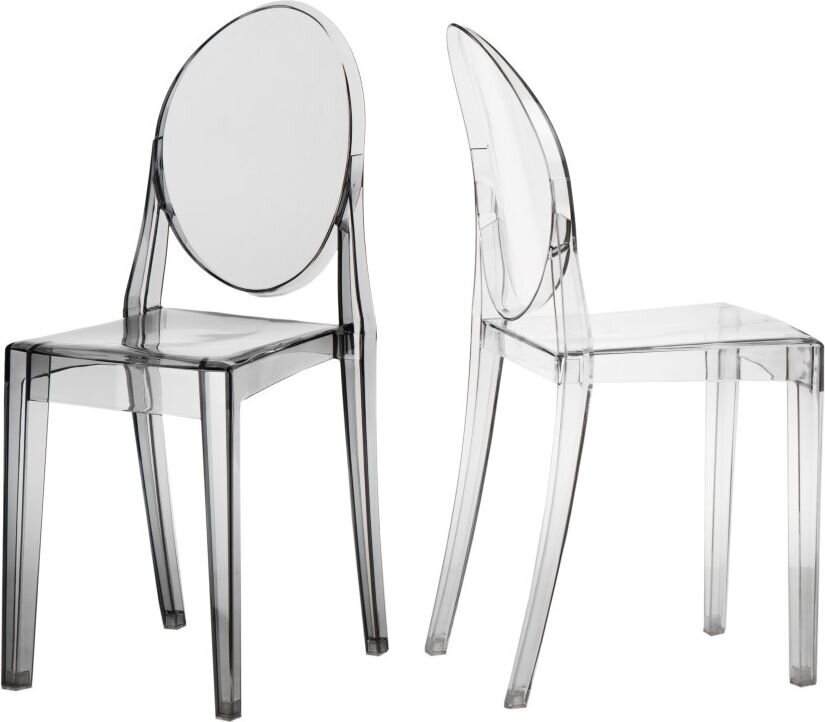 "Viki" tool, mis on inspireeritud "Victoria Ghost'ist" ja on valmistatud suitsuvast plastikust. hind ja info | Söögitoolid, baaritoolid | kaup24.ee
