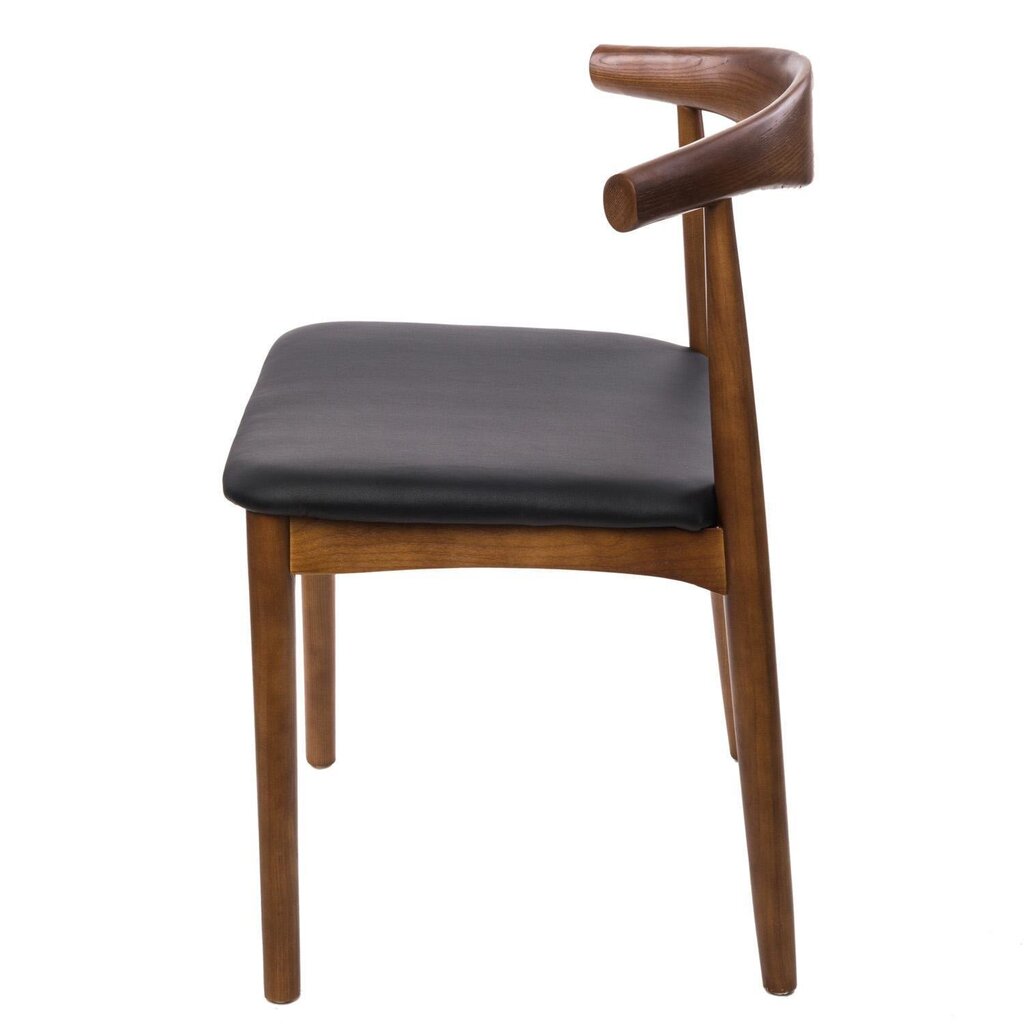 Codo tool inspireeritud Elbow Chairist pruun/must puit цена и информация | Söögitoolid, baaritoolid | kaup24.ee
