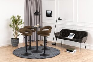 2 baaritooli komplekt Home4You Grace, pruun hind ja info | Söögitoolid, baaritoolid | kaup24.ee