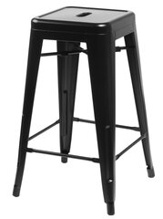 Hocker "Paris" 75cm. must inspireeritud Tolixist hind ja info | Söögilaua toolid, köögitoolid | kaup24.ee