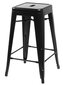 Hocker "Paris" 75cm. must inspireeritud Tolixist цена и информация | Söögilaua toolid, köögitoolid | kaup24.ee