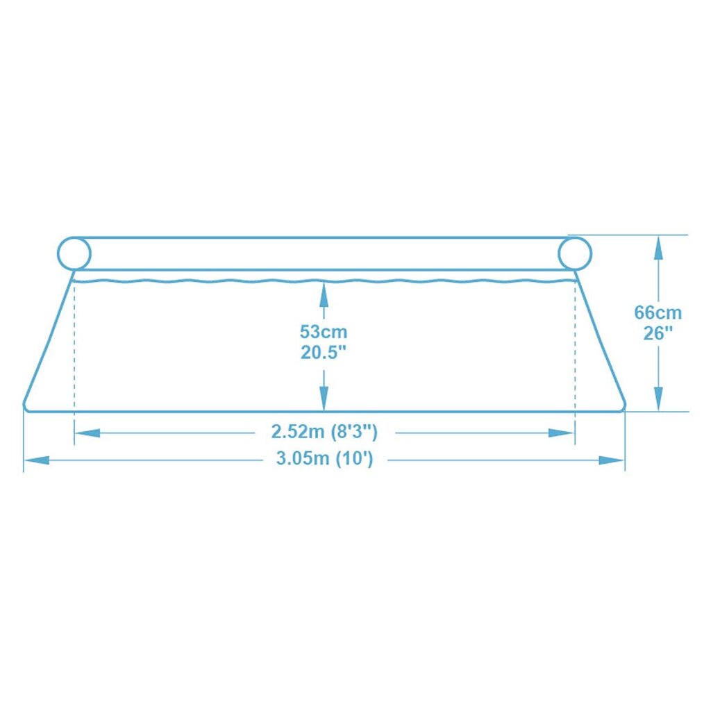 Laste bassein, 9in1, 305 x 66 cm. hind ja info | Basseinid | kaup24.ee