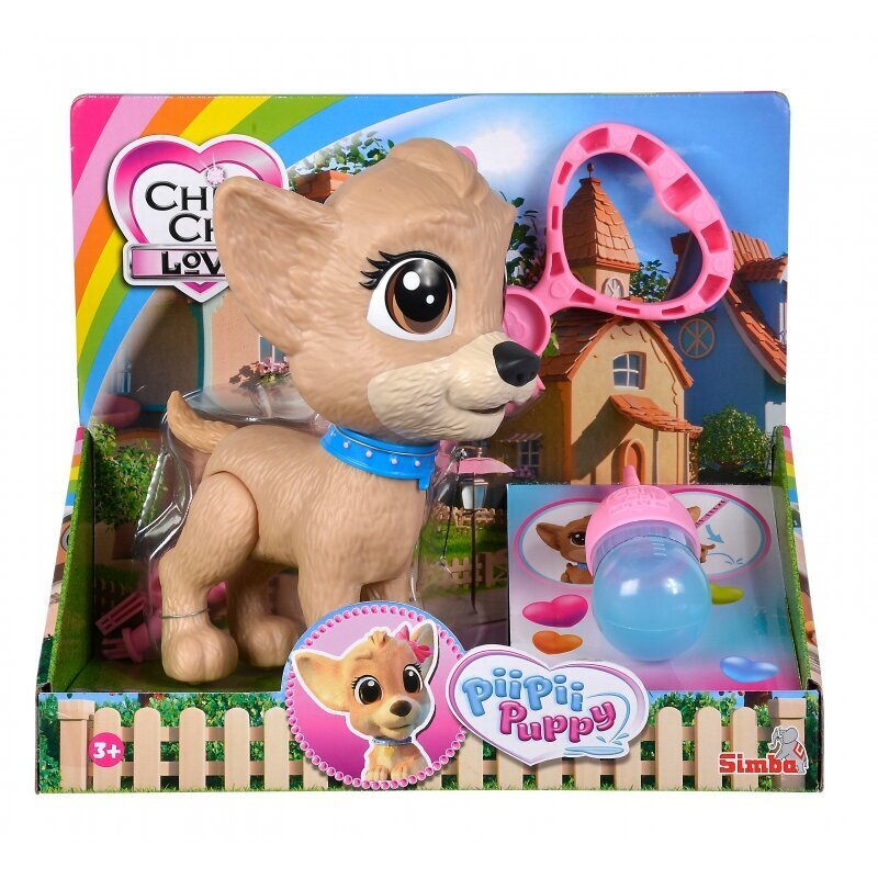Simba Chi Chi Love Interaktiivne kutsikas, 19 cm цена и информация | Pehmed mänguasjad | kaup24.ee