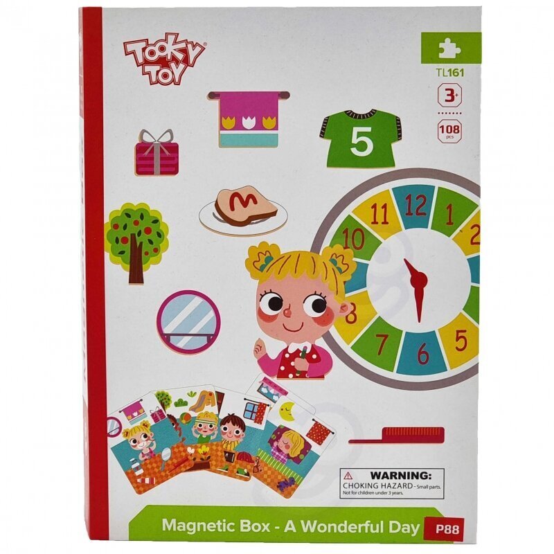 Tooky Toy Magnetic Puzzle, 108 tükki hind ja info | Imikute mänguasjad | kaup24.ee