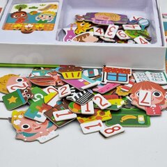 Tooky Toy Magnetic Puzzle, 108 tükki hind ja info | Imikute mänguasjad | kaup24.ee