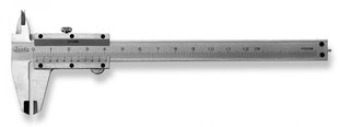 Карманный штангенциркуль 125x40 мм 1/10 мм, хромированный цена и информация | Механические инструменты | kaup24.ee