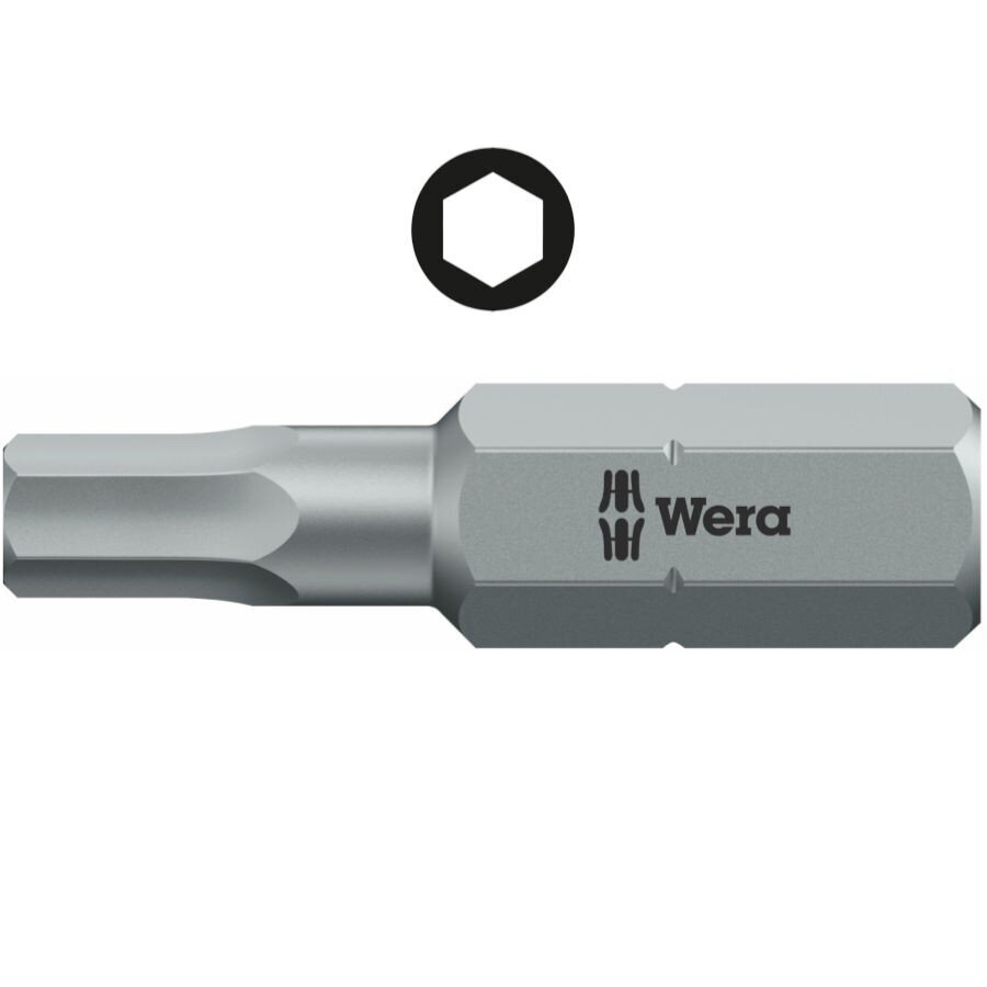 Wera 840/1 Z Standard otsak HEX-PLUS 5/64 x 25mm hind ja info | Käsitööriistad | kaup24.ee
