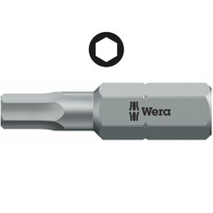 Wera 840/1 Z Стандартная бита HEX-PLUS 1/16 x 25 мм цена и информация | Механические инструменты | kaup24.ee