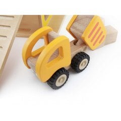 Деревянный макет строительной площадки "Masterkidz" цена и информация | Развивающий мелкую моторику - кинетический песок KeyCraft NV215 (80 г) детям от 3+ лет, бежевый | kaup24.ee