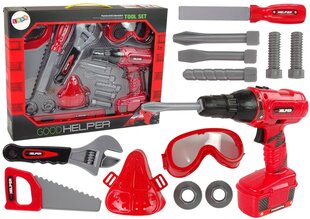 Tööriistakomplekt koos kruvikeeraja, sae ja tarvikutega hind ja info | Poiste mänguasjad | kaup24.ee