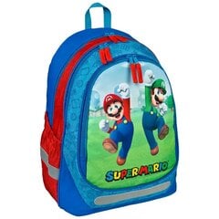 Super Mario Bros seljakott 43cm цена и информация | Школьные рюкзаки, спортивные сумки | kaup24.ee