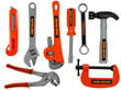Suur tööriistakomplekt, seljakott, kiiver, oranžid kaitseprillid, 40 eset hind ja info | Poiste mänguasjad | kaup24.ee