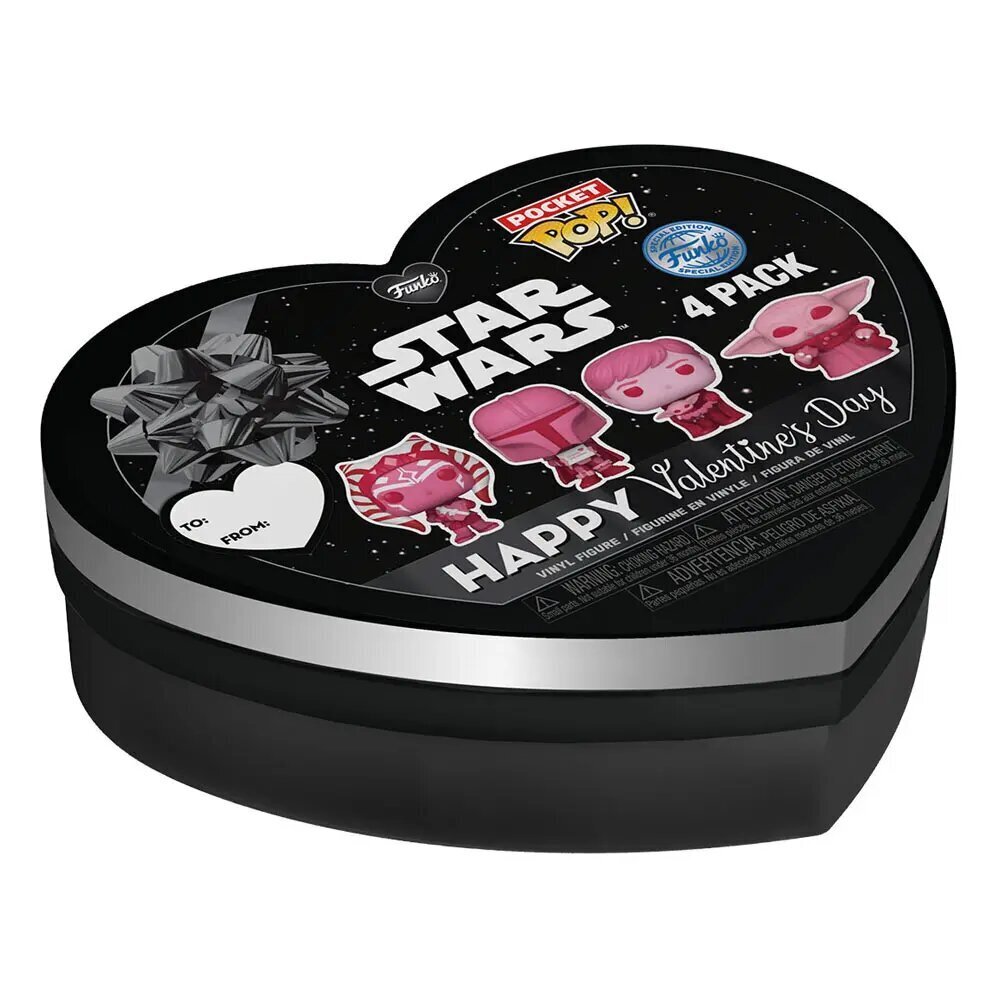 Kujude komplekt Funko POP! Star Wars Valentines Pocket 4-pack hind ja info | Fännitooted mänguritele | kaup24.ee