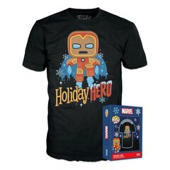 Праздничная поп-музыка Marvel! Футболка с футболкой GB Iron Man, размер XL 123052 цена и информация | Рубашки для мальчиков | kaup24.ee