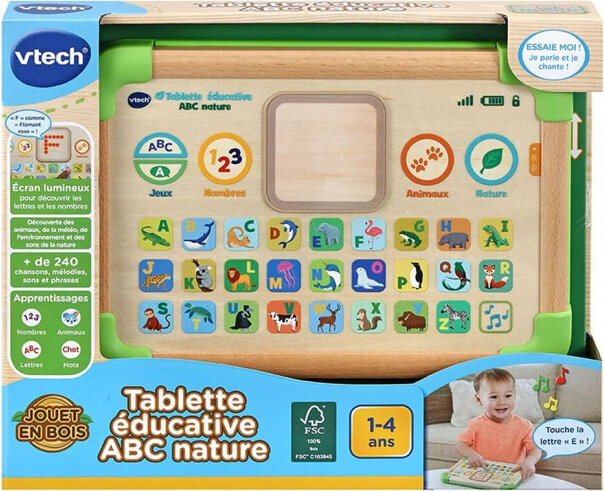 Interaktiivne tahvel lastele Vtech Educational ABC Nature цена и информация | Arendavad mänguasjad | kaup24.ee