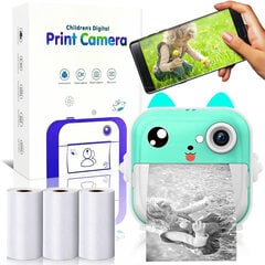 Laste fotokaamera printimise funktsiooniga цена и информация | Развивающие игрушки | kaup24.ee