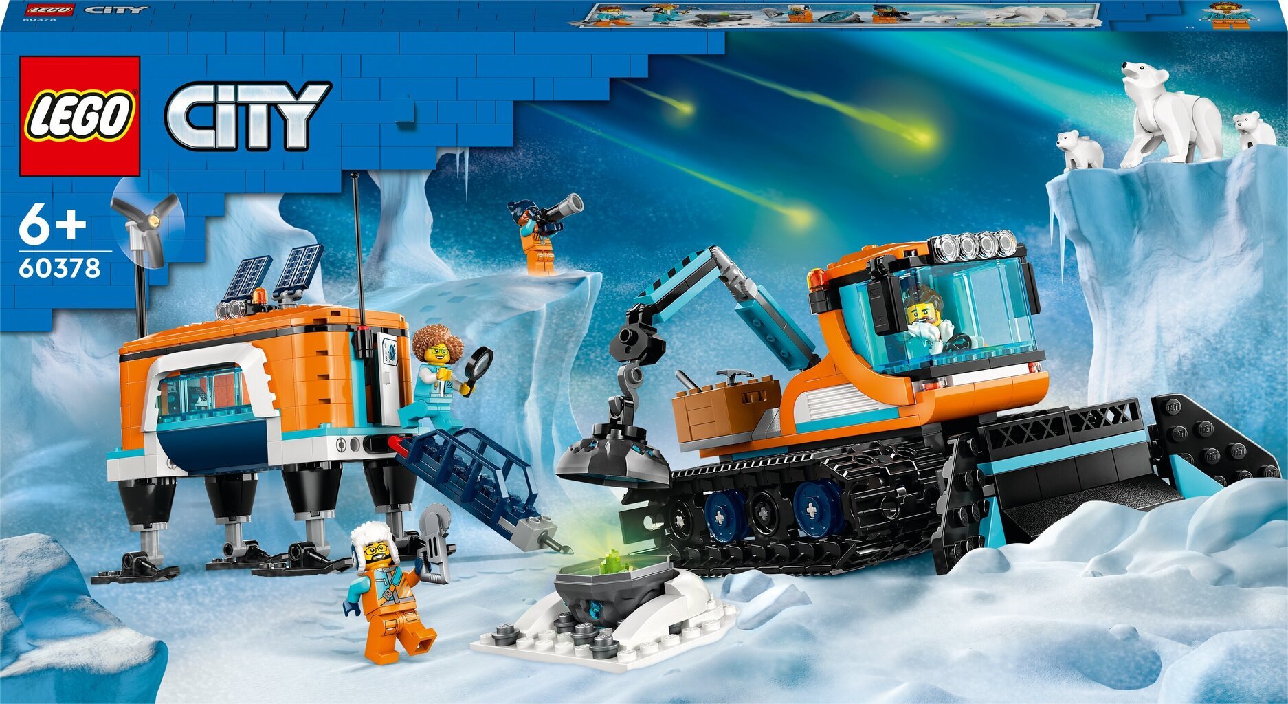 Грузовик исследователей Арктики 60378 LEGO® City и мобильная лаборатория  цена | kaup24.ee