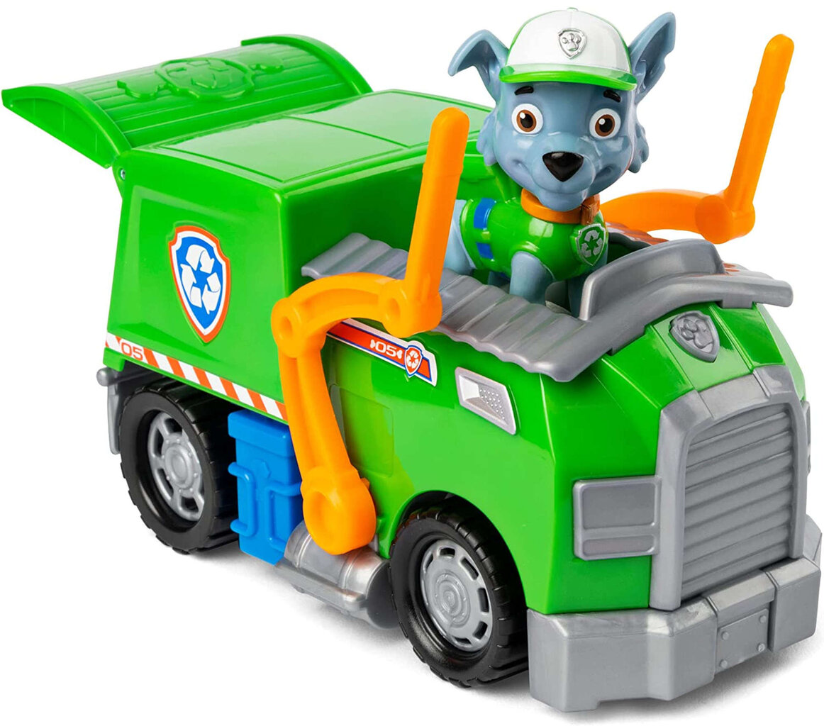 Prügiauto koos figuuriga Rocky Paw Patrol цена и информация | Poiste mänguasjad | kaup24.ee