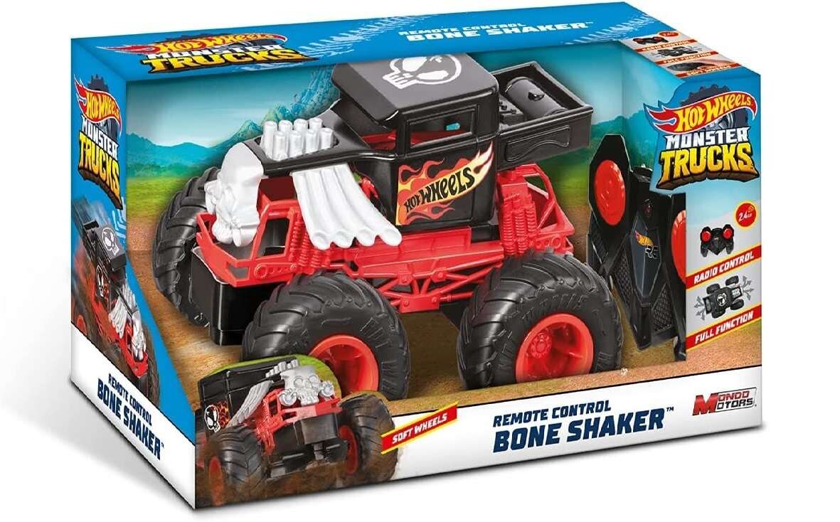 Kaugjuhitav sõiduk Bone Shaker Hot Wheels Monster Trucks hind ja info | Poiste mänguasjad | kaup24.ee