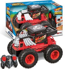 Kaugjuhitav sõiduk Bone Shaker Hot Wheels Monster Trucks цена и информация | Развивающий мелкую моторику - кинетический песок KeyCraft NV215 (80 г) детям от 3+ лет, бежевый | kaup24.ee