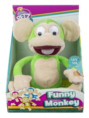 Maskott Giggling Fufris Funny Monkey, roheline цена и информация | Мягкие игрушки | kaup24.ee