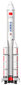 Klotsidest Disainer CaDA Blocks Model Space Rocket Long March 5 Casci 76 cm, 1500 tükki цена и информация | Klotsid ja konstruktorid | kaup24.ee