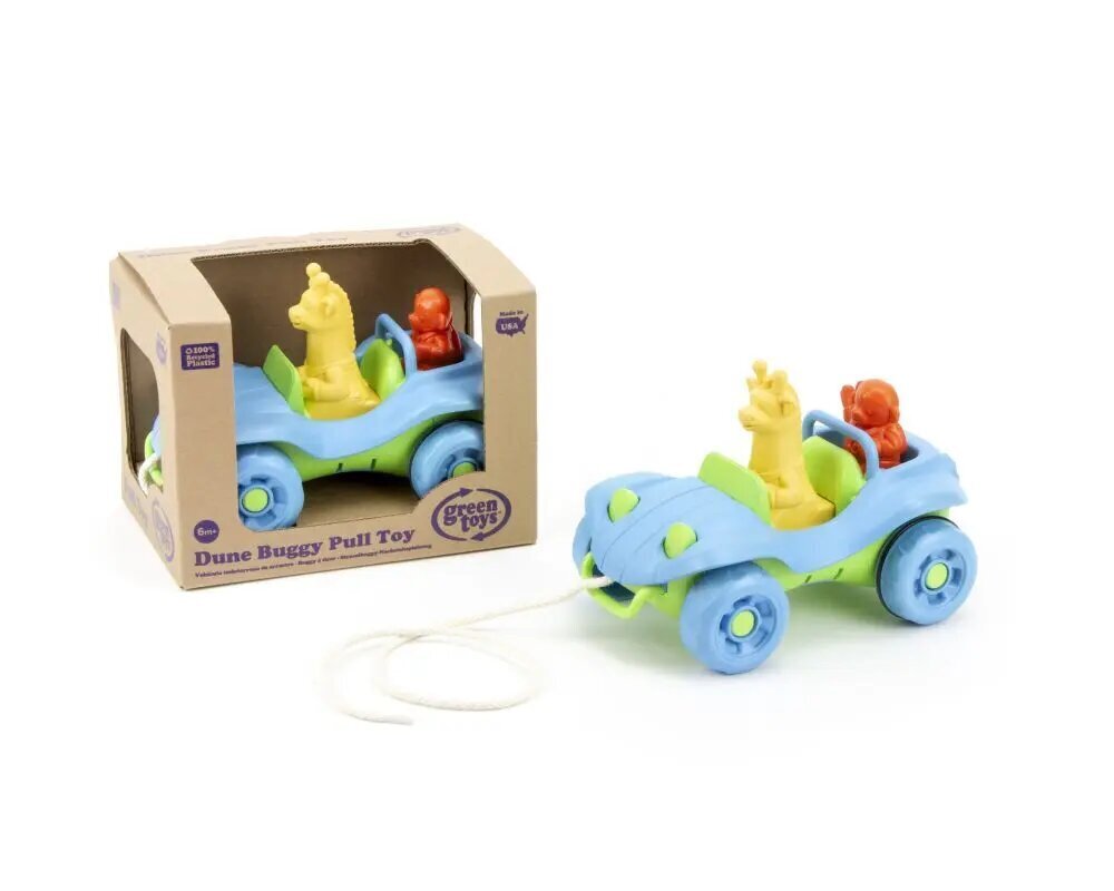 Mänguasi järelveetav maastur Green Toys, PTDB-1308 hind ja info | Imikute mänguasjad | kaup24.ee