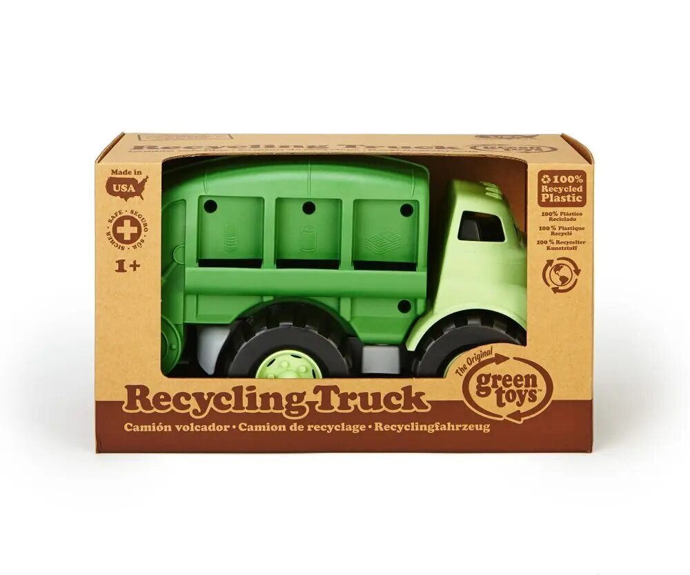 Prügiauto Green Toys, RTK01R hind ja info | Imikute mänguasjad | kaup24.ee