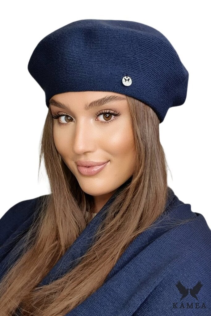 Naiste barett Kamea Afrah*09, tumesinine 5903246758740 hind ja info | Naiste mütsid ja peapaelad | kaup24.ee