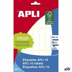 Sildid Apli Valge 13 x 50 mm (10 Ühikut) hind ja info | Kirjatarbed | kaup24.ee