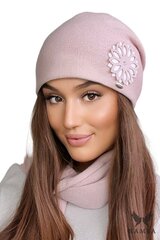 Naiste müts Kamea Celestyn*04, roosa 5903246771893 hind ja info | Naiste mütsid ja peapaelad | kaup24.ee