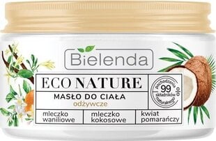 Питательное масло для тела Bielenda Eco Natur Ванильное молоко, кокос и цветы апельсина, 250 мл цена и информация | Кремы, лосьоны для тела | kaup24.ee