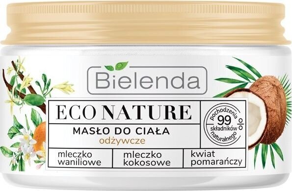 Toitev kehavõi Bielenda Eco Natur Vanilli piim ja kookos ja apelsiniõied, 250 ml hind ja info | Kehakreemid, losjoonid | kaup24.ee