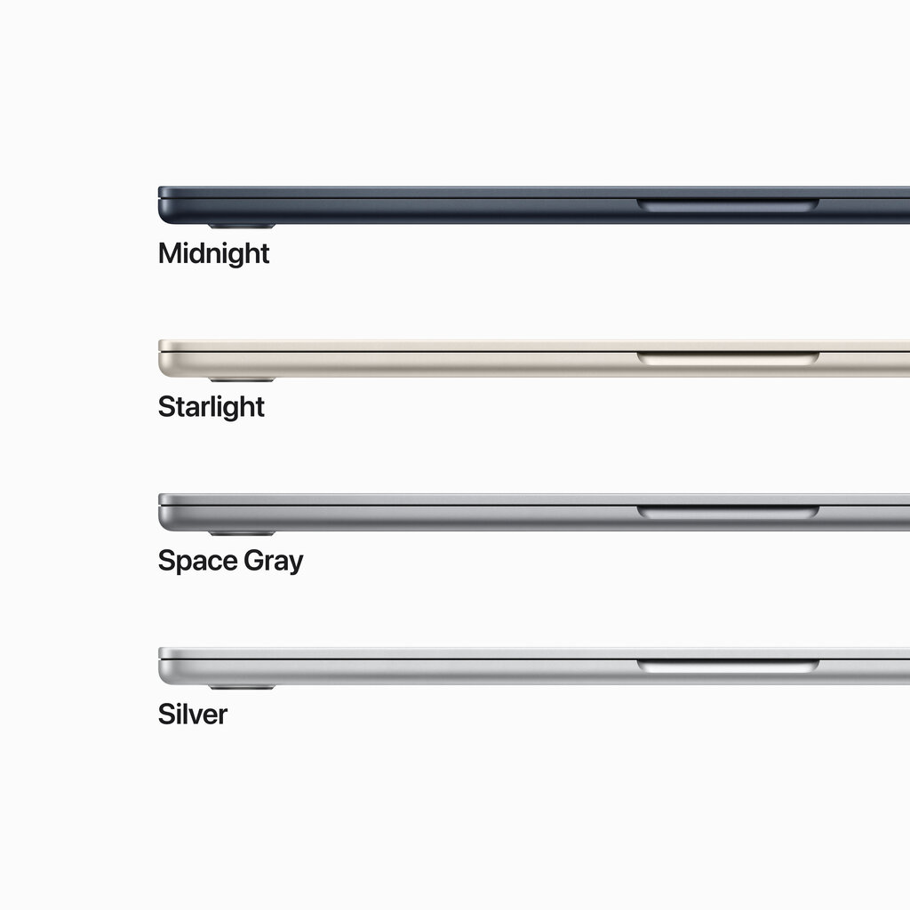 Macbook Air 15” Apple M2 8C CPU, 10C GPU/8GB/256GB SSD/Starlight/RUS - MQKU3RU/A hind ja info | Sülearvutid | kaup24.ee