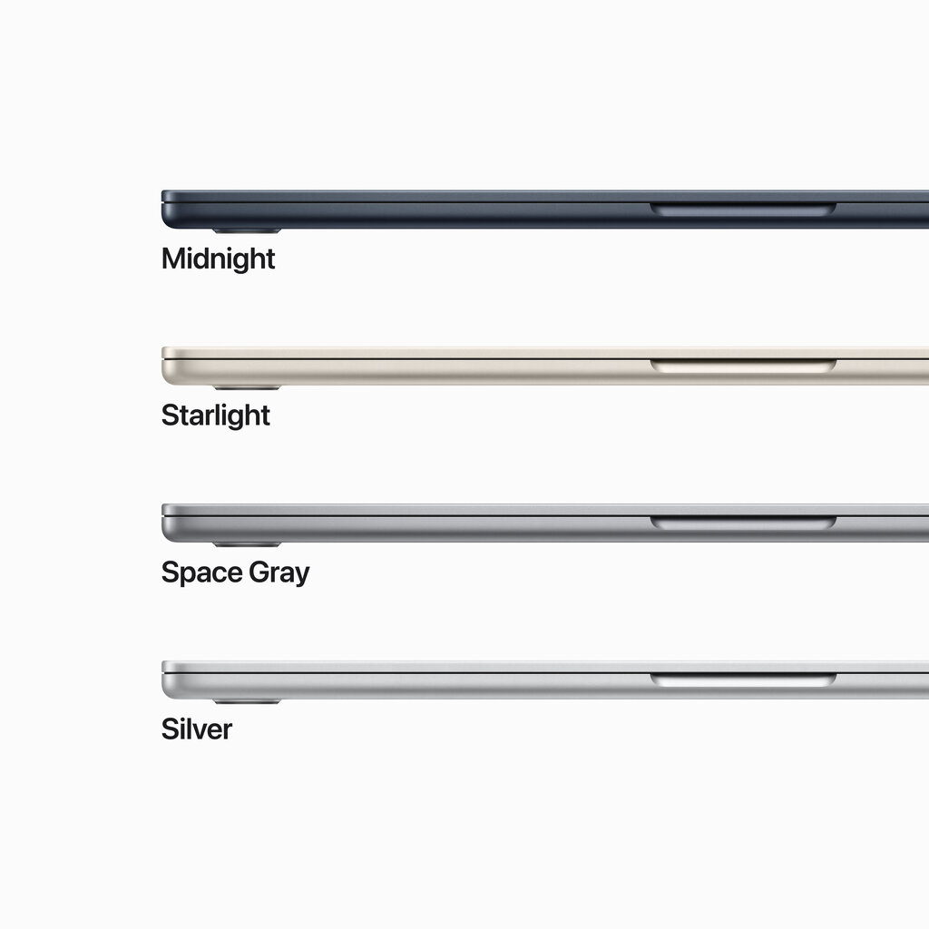 Macbook Air 15” Apple M2 8C CPU, 10C GPU/8GB/256GB SSD/Starlight/SWE hind ja info | Sülearvutid | kaup24.ee
