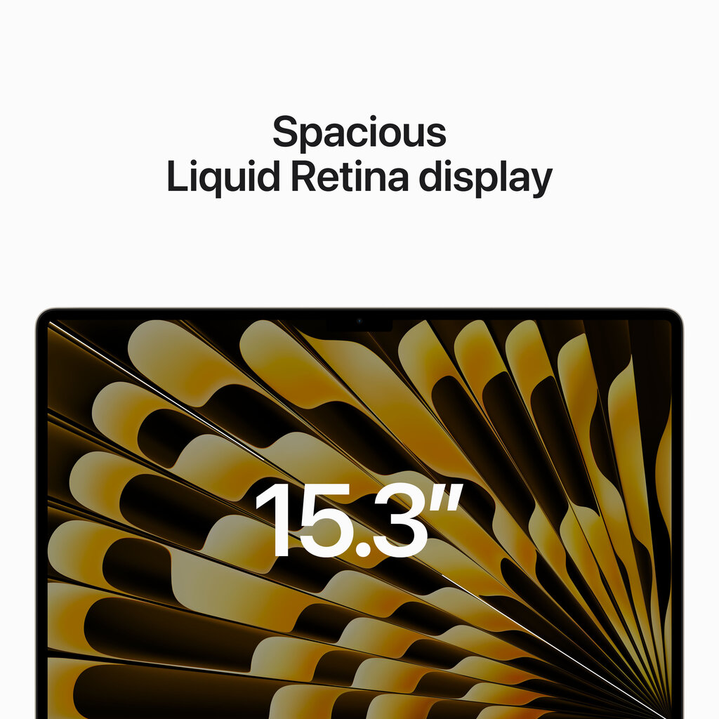 Macbook Air 15” Apple M2 8C CPU, 10C GPU/8GB/512GB SSD/Starlight/SWE - MQKV3KS/A цена и информация | Sülearvutid | kaup24.ee