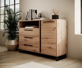 Kummut ADRK Furniture Aria 1D3S, pruun цена и информация | Комоды | kaup24.ee